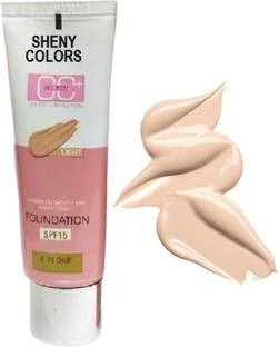 SHENY COLORS Matte Finish With SPF 15 Poreless and Brightening Skin (PACK OF 1) Foundation