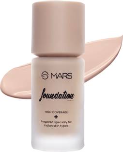 MARS High Coverage Liquid Foundation | Blemish Free & Blendable Makeup  Foundation