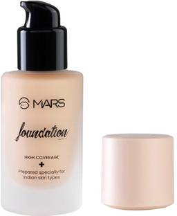 MARS Matte High Coverage Liquid Foundation, Blemish Free & Blendable  Foundation