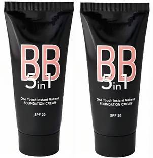 Trendy styler BB Blemish Balm Cream Foundation(Black)pack of 2 Foundation