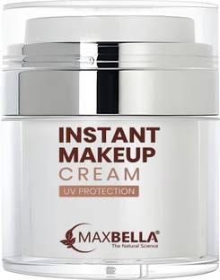 MaxBella Instant Makeup & Spot Coverage Cream with UV Protection,Long Lasting,Waterproof Foundation