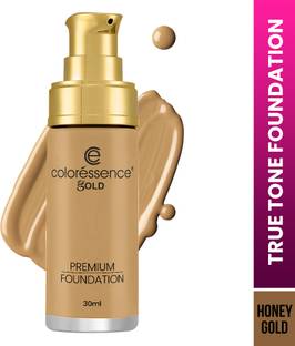 COLORESSENCE True Tone Foundation Full Coverage Lightweight Waterproof Liquid Formula Matte Foundation