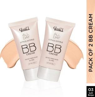 Glam21 BB Cream Longlasting Oil Free Sun Protection Formula | Non Greasy Creamy Texture Foundation