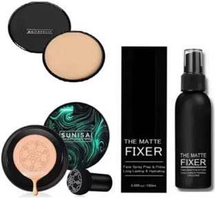 Awiclo SUNISA FOUNDATION + MATTE MAKEUP FIXER OR COMPACT POWDER Foundation (60 g) Foundation
