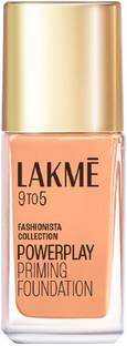 Lakmé 9to5 Powerplay Priming Foundation, Built in Primer, SPF 20 Foundation