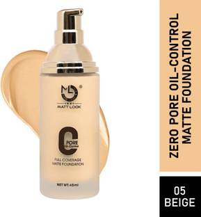मैटलूक Zero Pore Oil-Control Full Coverage Matte Foundation
