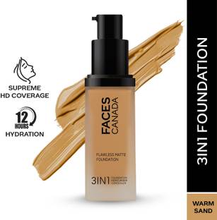 FACES CANADA Flawless Matte Foundation + Moisturizer + Concealer Foundation