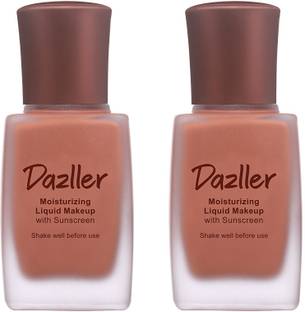 Dazller Moisturizing Liquid Makeup (Pack of 2 X 27mL) Foundation