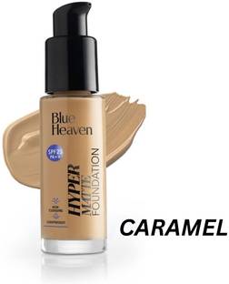 BLUE HEAVEN HYPER MATTE FOUNDATION CARAMEL 30ML (MRP 275) Foundation