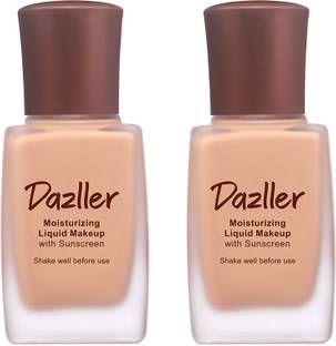 Dazller Moisturizing Liquid Makeup (Pack of 2 X 27mL) Foundation