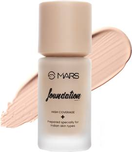 MARS SPF50 PA++++ High Coverage Liquid | Blemish Free & Blendable Makeup Foundation