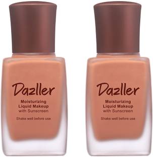Dazller Moisturizing Liquid Makeup (Pack of 2 X 27mL) Foundation