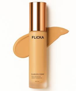 Flicka Flawless Femme High Coverage Liquid Foundation 05 Beige, 30ml Foundation