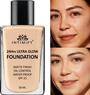 INTIMIFY Liquid Foundation, Full Coverage, Matte Finish, Water-Resistant Foundation