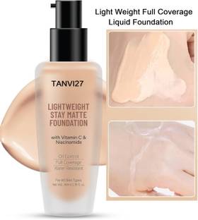 tanvi27 Matte Foundation Oil Control Super Coverage Smooth Application Foundation