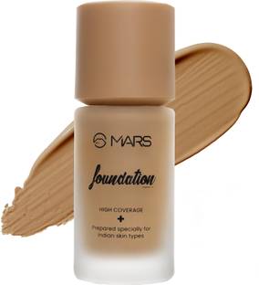 मार्स SPF50 PA++++ High Coverage Liquid | Blemish Free & Blendable Makeup Foundation