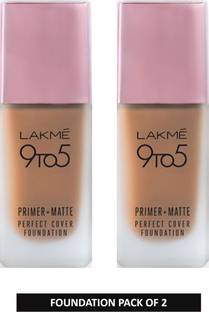 lakme 9to5 Primer + Matte Perfect Cover  Foundation