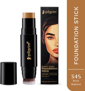 Pilgrim Rich Walnut Foundation Stick | Dream Matte | Lightweight | Full Coverage Foundation