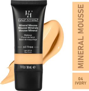 Half N Half Mineral Mousse oil FreeLight SPF 20-04 Ivory Foundation