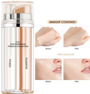 Arcanuy 2 IN 1 MATTE FINISH WATER PROOF & LONG LASTING PRIMER & FOUNDATION Foundation