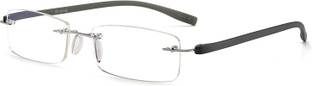 AEC Rimless (+2.00) Rectangle Reading Glasses