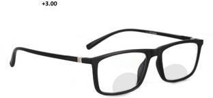 Optify Full Rim (+1.50) Rectangle Reading Glasses