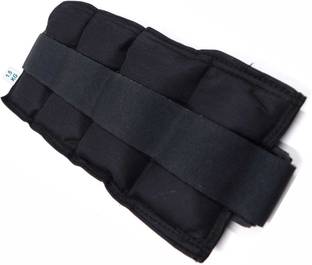 Physiotrack Weight Cuffs Fitness Routines, Jogging& Secure Weights (1.5 kg) Free Size Black Black Ankle & Wrist Weight