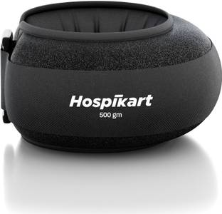 HOSPIKART Weight Cuff for Strength Gain, Physiotherapy & Rehabilitation, Black Ankle & Wrist Weight