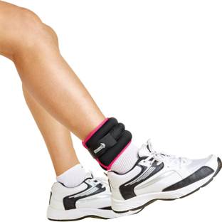 Dyna Weight Cuff | Weighted Straps for Jogging, Aerobics, Toning Cardio, Glutes | Pink Ankle & Wrist Weight