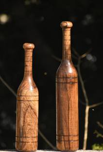 SatvaFit Mudgar/Mugdar - Bottle Styled Brown Indian Clubs