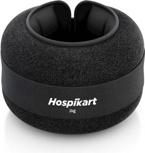 HOSPIKART Weight Cuff for Strength Gain, Physiotherapy & Rehabilitation Black Ankle & Wrist Weight