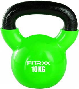 FITRXX Coated Solid Kettlebell Green Kettlebell