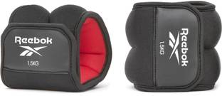 REEBOK Ankle Weights Black, Red Ankle Weight