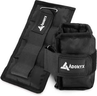 ADONYX 1 Kg X 2 Black Ankle & Wrist Weight