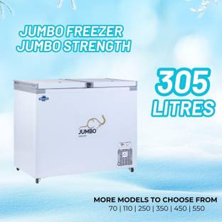 Rockwell 350 L Double Door Standard Deep Freezer