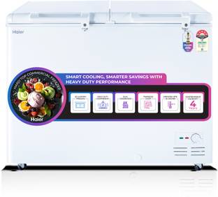 Haier 324 L Double Door Standard Deep Freezer
