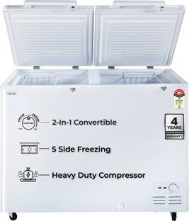 Haier 324 L Double Door Standard Deep Freezer