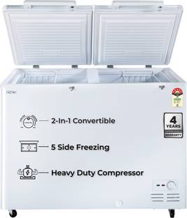 Haier 310 L Double Door Standard Deep Freezer
