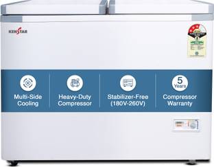 Kenstar 333 L Double Door Standard Deep Freezer