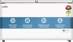 Kenstar 513.0 L Double Door Standard Deep Freezer