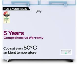 Godrej 302 L Double Door Standard Deep Freezer