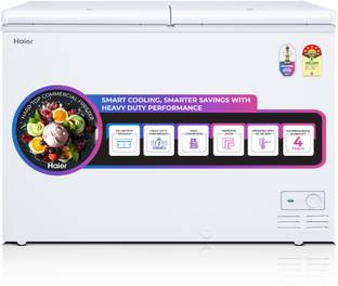 Haier 310 L Double Door Standard Deep Freezer