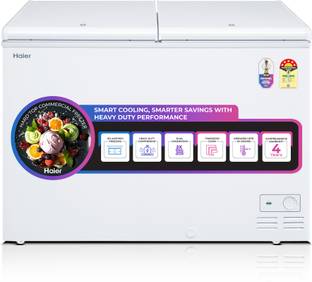 Haier 310 L Double Door Standard Deep Freezer