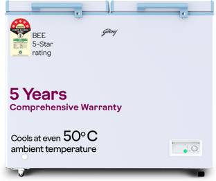 Godrej 302 L Double Door Standard Deep Freezer