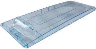 Payflip Refrigerator Door Bin Side Shelf Compatible Haier Direct Cool Single Door Refrigerator Freezer Doors (Standard, Transparent) Fridge Door Shelf