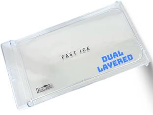 DEXURIES Dual Layered Freezer Door ICE Cooling for Whirlpool GEN-Y Fridge (Round Lock) Fridge Door Shelf