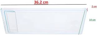 Payal Freezer Door Compatible for Haier Single Door (Height 14 cm & Length 36.2 cms) Fridge Door Shelf