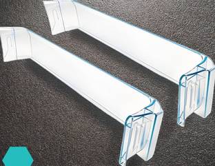 Crossflip Pack of 2 Bottle Shelf Rack for LG Single Door Part no. MAN370879 Fridge Door Shelf