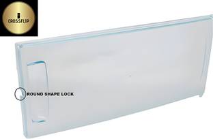 Crossflip Freezer Door Compatible With Samsung Single Door Refrigerator (Round Shape Lock) Fridge Door Shelf