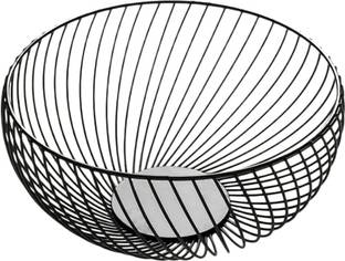 Divaz Fruit & Vegetable Organizer Basket for Kitchen & Dining Table (Pack of 2) Iron Fruit & Vegetable Basket